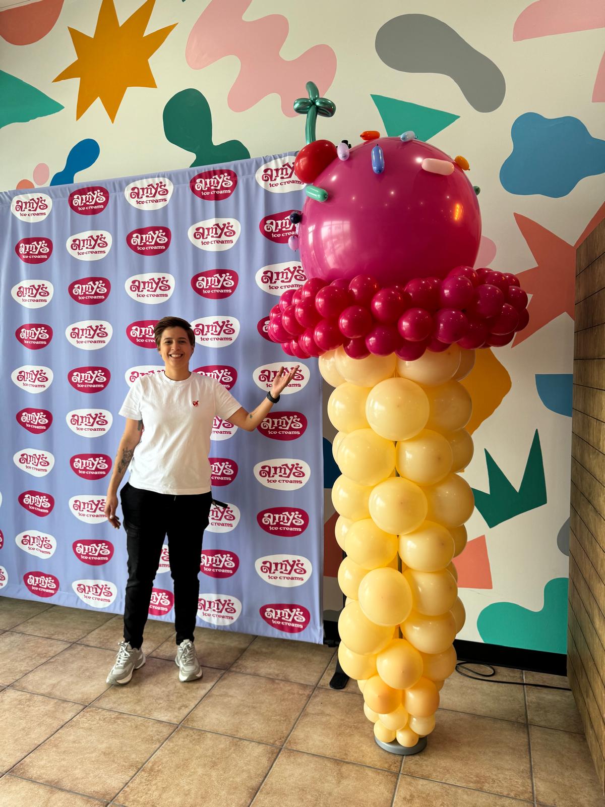 Ice cream column