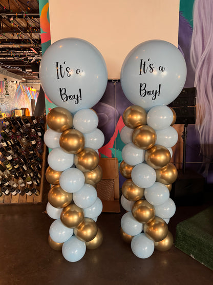 Custom 30'' topper column