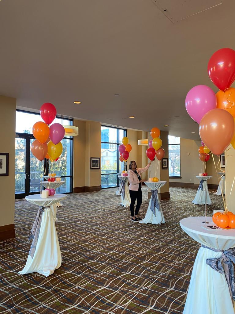 Latex Bundle Centerpieces