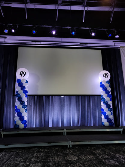 Custom 30'' topper column